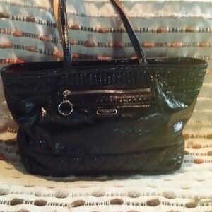Coach Poppy Daisy liquid gloss black